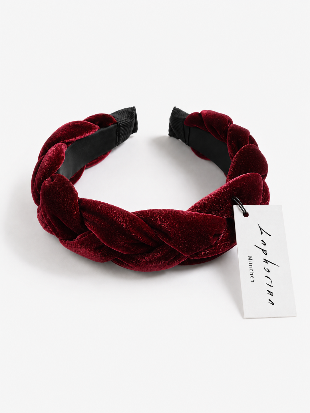 Haarreif “Liesl” Bordeauxrot