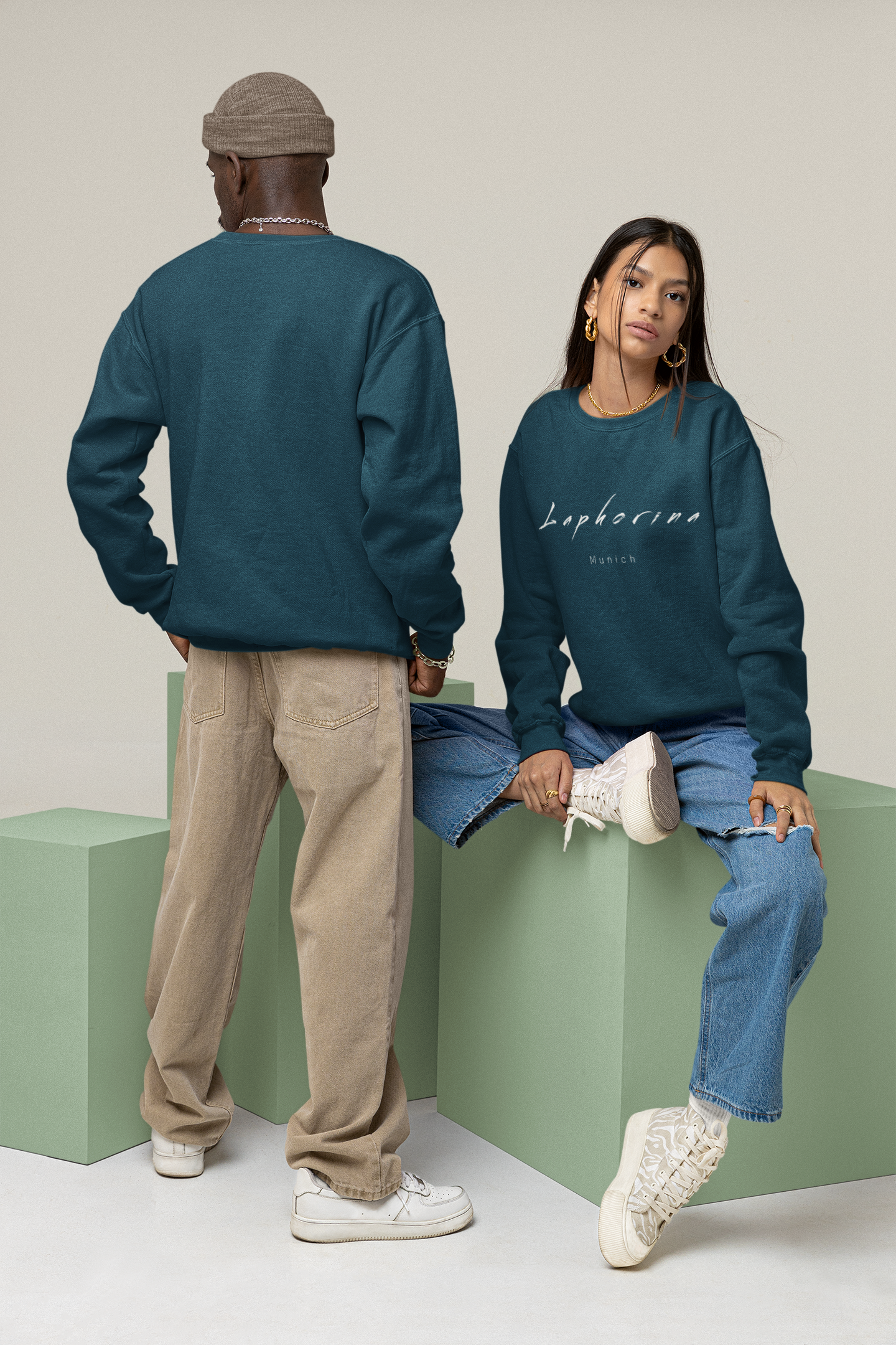 Ladies Sweater Turquoise