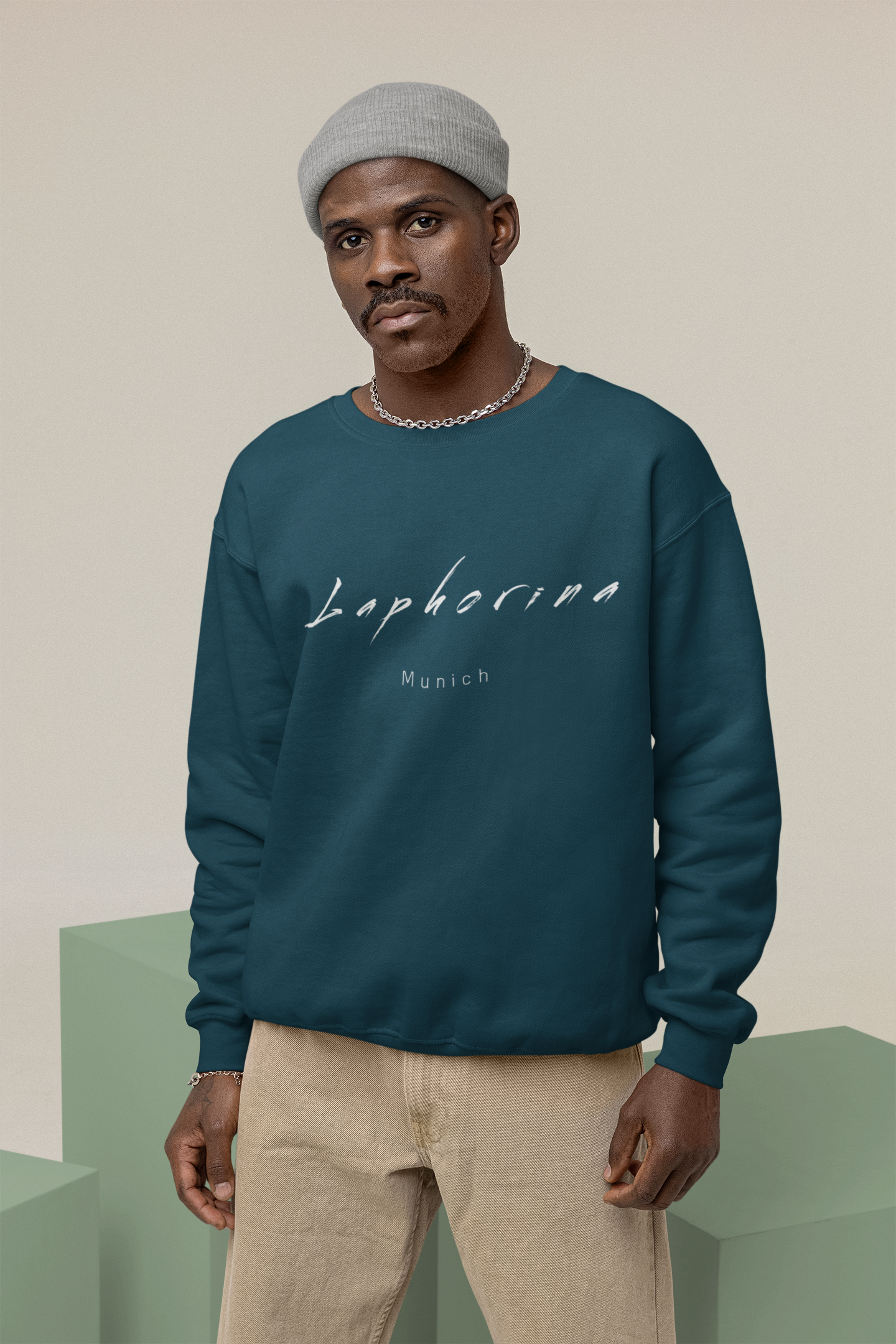 Men's Sweater Turquoise