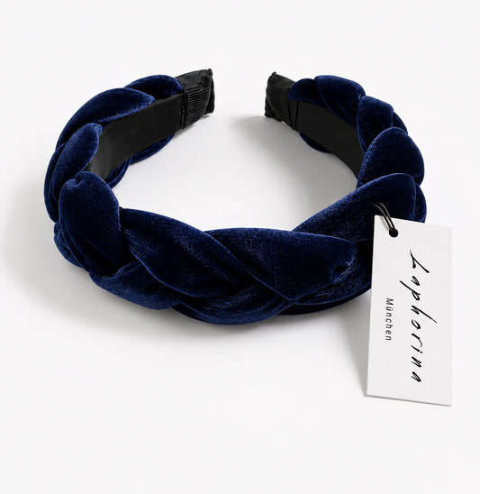 Haarreif “Liesl” Mitternachtsblau