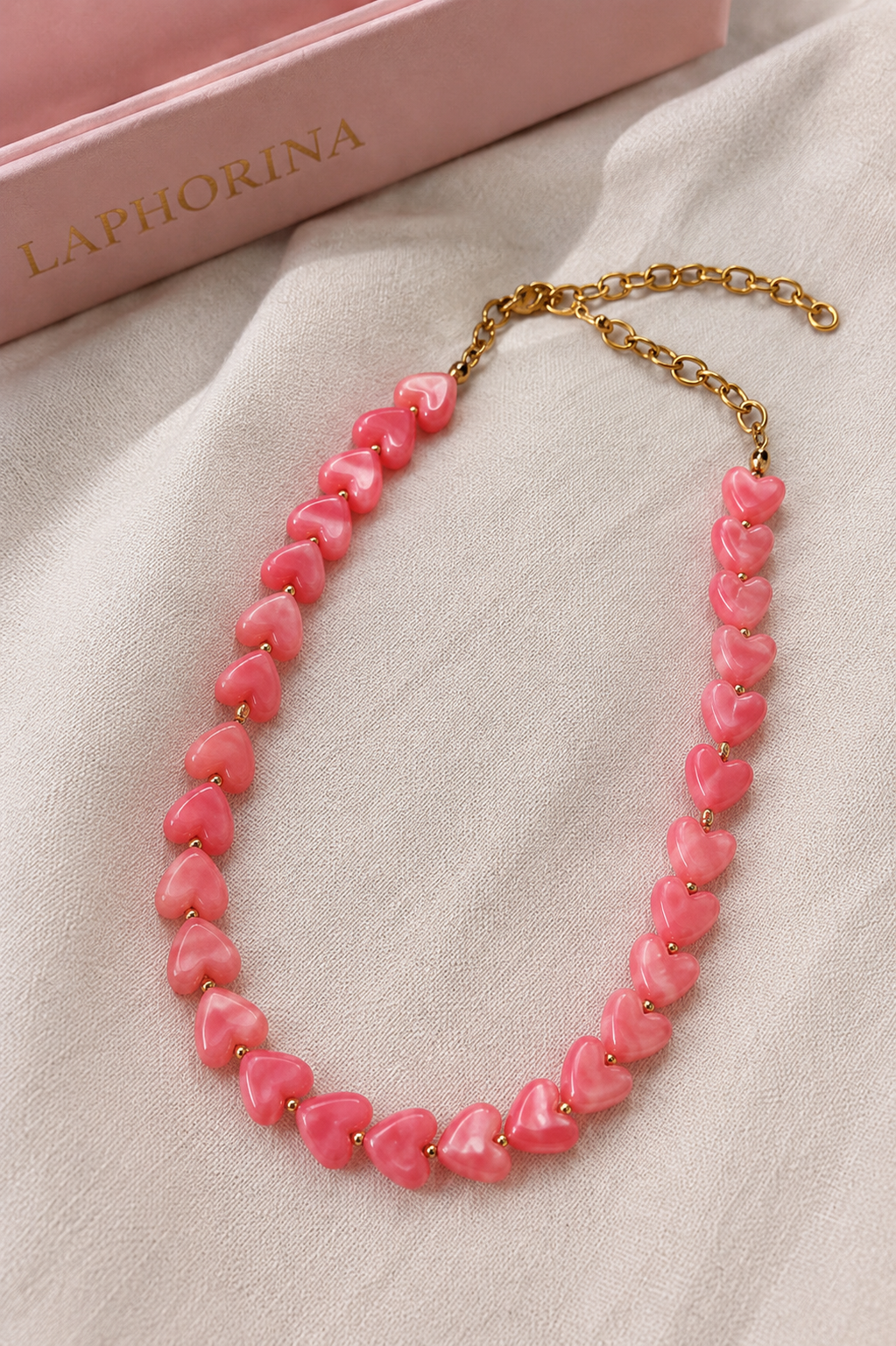 Herzkette “Wally” Soft Pink